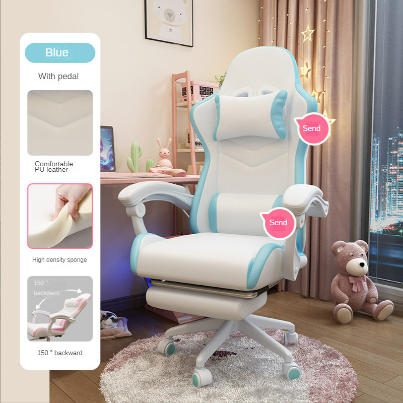 Ergonomic Gaming Chair for Girls' Bedrooms