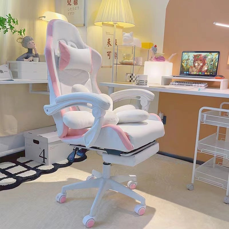 Ergonomic Gaming Chair for Girls' Bedrooms